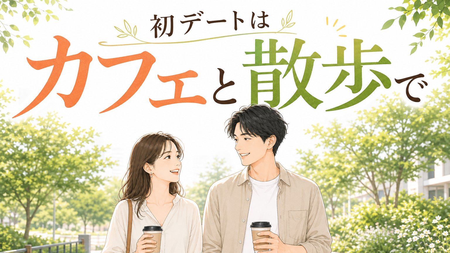 「初デートは、カフェと散歩で」… 遊園地や映画館を後回しにしたい理由