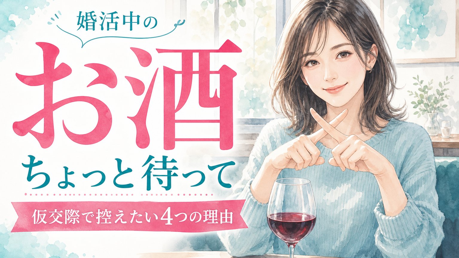 「婚活中のお酒、ちょっと待って」… 仮交際で控えたい、結婚生活を見据えた4つの理由
