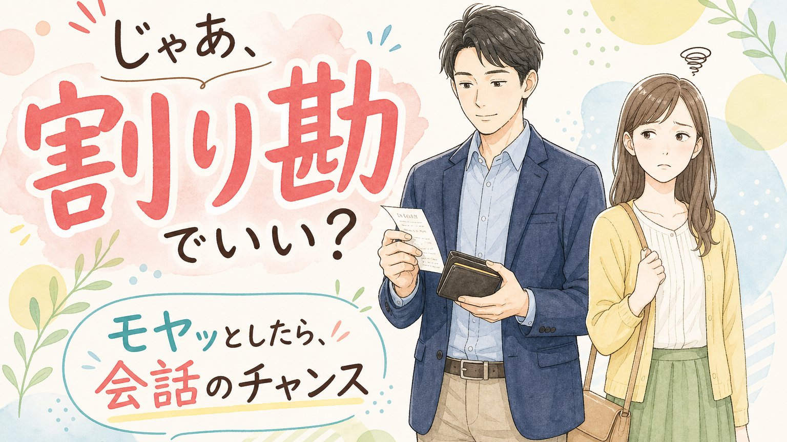 「じゃあ、割り勘でいい？」に心が冷めたら… デート代のモヤモヤが教えてくれること