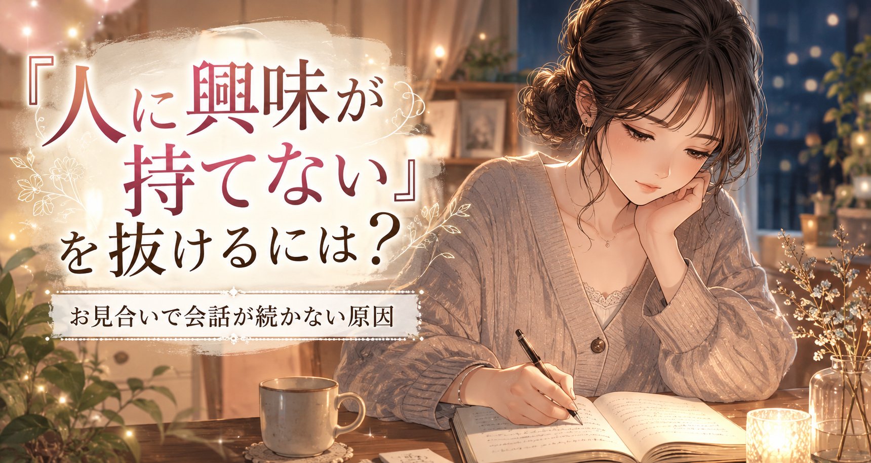 「お見合いで会話が続かない」原因と、傾聴のはじめの一歩