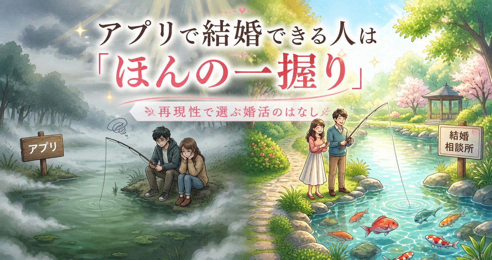 アプリで結婚できる人は「ほんの一握り」。再現性で選ぶ婚活のはなし