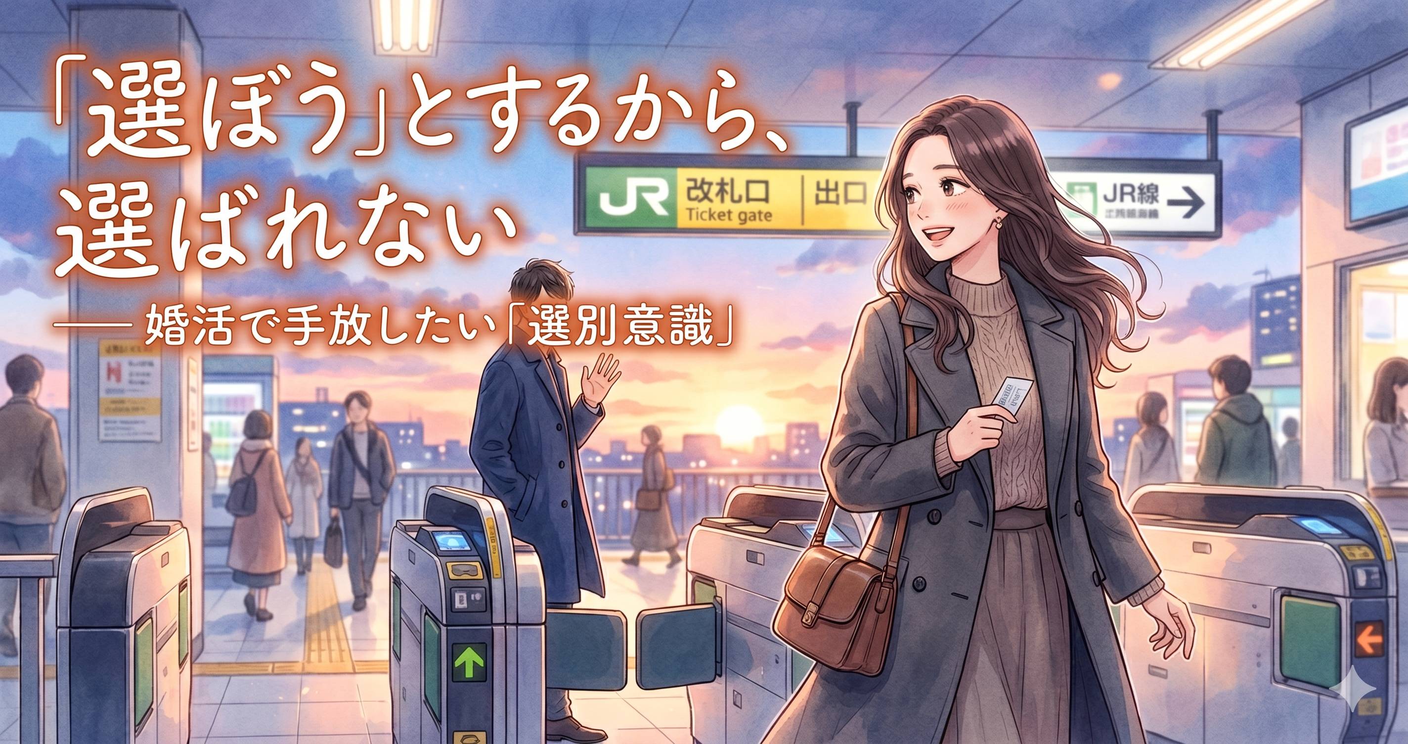 「『選ぼう』とするから、選ばれない」… 婚活で手放したい『選別意識』